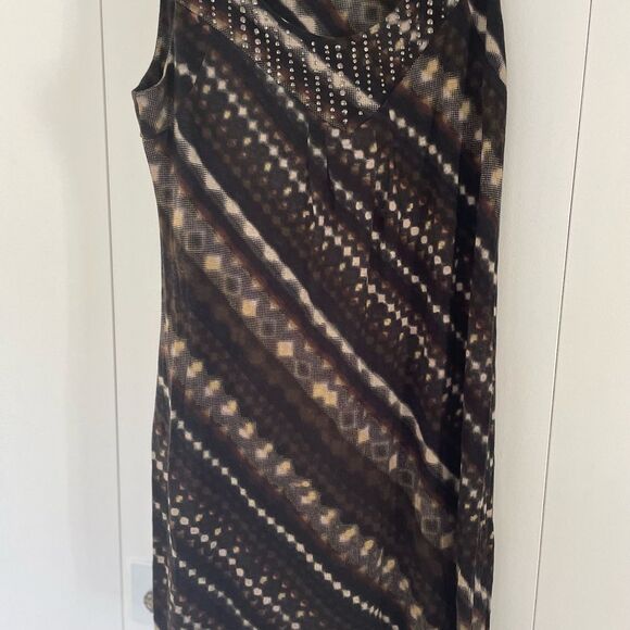 a.n.a Multicolor Patterned Dress Size XL - Picture 4 of 7